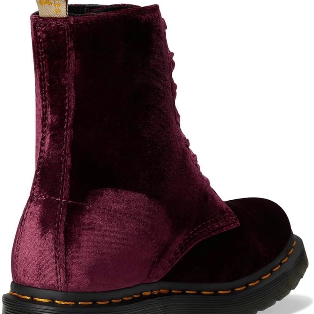 Dr. Martens Vegan 1460 Velvet Lace Up Boot size 8 - Picture 3 of 8